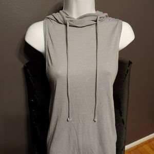Victoria Sport hooded sleeveless top.